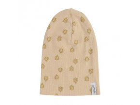 LODGER Beanie Print Rib Linen 1 - 2 roky