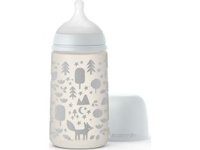 SUAVINEX | KOJENECKÁ LÁHEV 270 ml M FOX - STŘÍBRNÁ