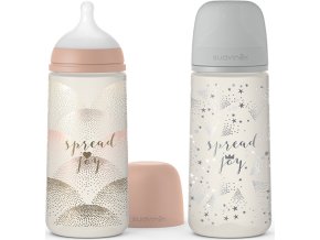 SUAVINEX KOJENECKÁ LÁHEV 360 ml L KORUNKA l SRDCE JOY