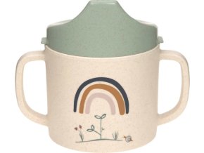 Lässig BABIES Sippy Cup PP/Cellulose Tiny Farmer Sheep/Goose blue