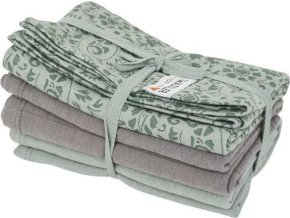 LODGER Swaddler Flower Tribe 3balení 70 x 70 cm Silt Green