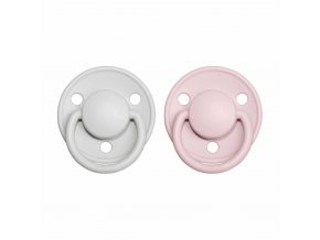 BIBS De Lux cumliky z prirodneho kaucuku silikonu 2ks Haze Blossom