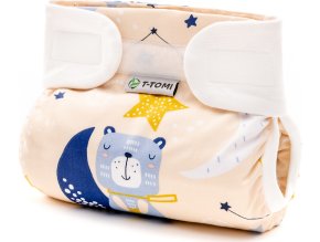 Ortopedické abdukční kalhotky - suchý zip, night bears (3-6kg)