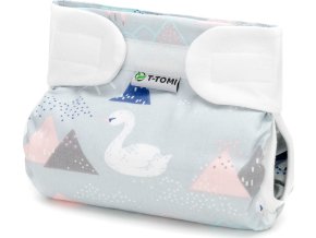 Ortopedické abdukční kalhotky - suchý zip, swan (5-9kg)