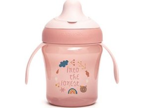 SUAVINEX | Nerozlitný hrníček FOREST 200 ml - RŮŽOVÁ