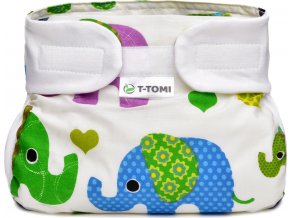 TTOMI T-TOMI Kalhotky abdukční ortopedické (3-6 kg) suchý zip - green elephants