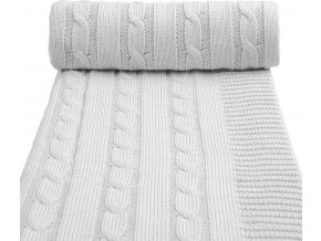 Dětská pletená deka spring, grey / šedá