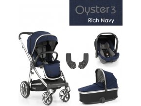 BabyStyle Oyster3 základní set 4 v 1 - Rich Navy 2022