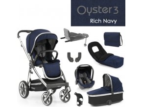 BabyStyle Oyster3 nejlepší set 8 v 1 - Rich Navy 2022