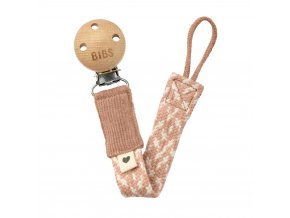 BIBS Paci Braid klip na cumlik BlushIvory