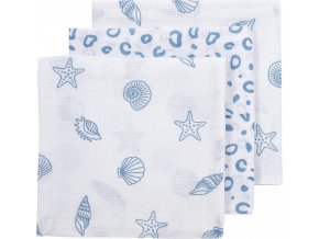 Plenky 3-balení Shells denim