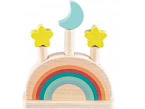 ZOPA Dřevěná vyskakovací hračka (Varianta Night)