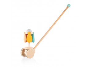 ZOPA Dřevěný jezdík květina (Varianta Flower)