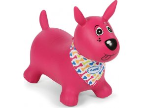 Ludi Skákací pes růžový
