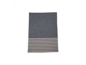 DF MARE KIDS Dětská deka Honeycomb with Stripes Grey 70 x 90 cm