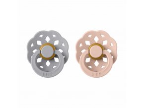 BIBS Boheme cumliky z prirodneho kaucuku 2ks CludBlush