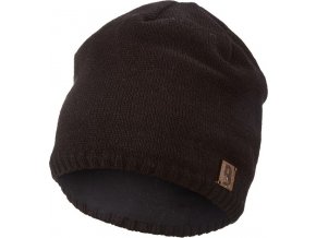 Little Angel Čepice pletená hladká Outlast ® - černá (Velikost 5 | 49-53 cm)
