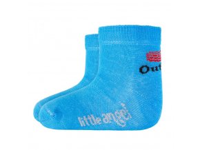 Little Angel Ponožky dětské nízké Outlast®  - modrá