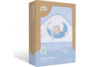 INTERBABY | OSUŠKA froté Medvídek spí - modrá
