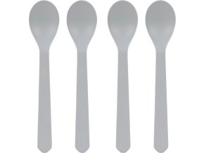 LÄSSIG BABIES LÄSSIG Spoon Set Geo 2023 grey-blue (Varianta LÄSSIG Spoon Set Geo 2023 grey-blue)