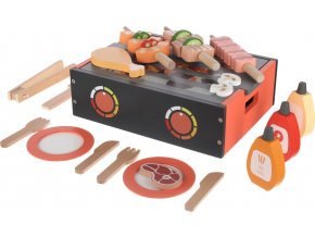 ZOPA Dřevěný BBQ  set (Varianta Gril)
