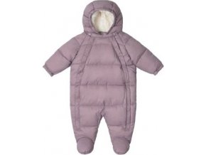 LEOKID Baby Overall Eddy Lilac Gray vel. 0 – 3 měsíce (vel. 56)