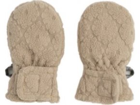 LODGER Mittens Folklore Fleece Beige 0 - 12 měsíců