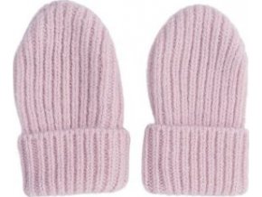 LODGER Mittens Folklore Merino Wool Tan 0 - 12 měsíců