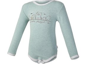 Little Angel body smyk zvířátka DR Outlast® - lišejník melír/pruh (Velikost 62)