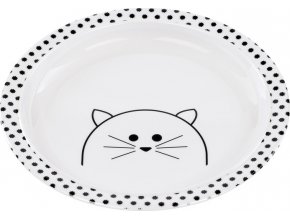 Lässig 4babies Plate with Silicone Little Chums cat
