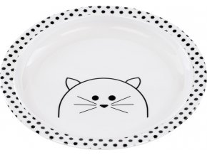 Lässig 4babies Plate with Silicone Little Chums cat