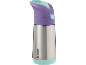 b.box Termoska na pití s brčkem 350 ml - lilac pop