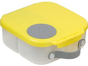 b.box Svačinový box střední - žlutý/šedý
