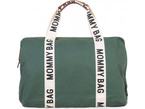 Childhome Přebalovací taška Mommy Bag Canvas Green