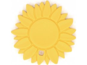 OB Designs Silikonové kousátko slunečnice, Lemon
