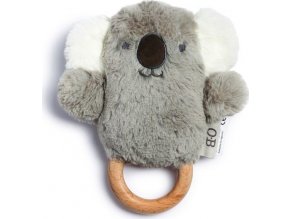 OB Designs Plyšové chrastítko koala, Grey