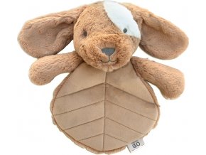 ob designs mazlik plysovy pejsek taupe svetla skvrna