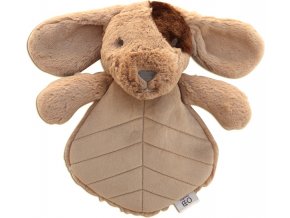 ob designs mazlik plysovy pejsek taupe tmava skvrna