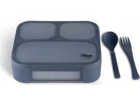 Citron Obědový box Petit Bento - Dark Blue