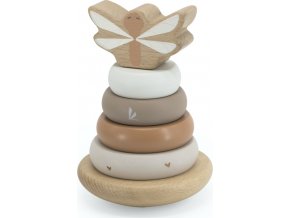 label label balancni stohovaci krouzky nougat