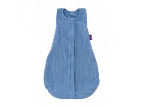 TRÄUMELAND Letní spací pytel Liebmich Musselin Hellblau 90 cm