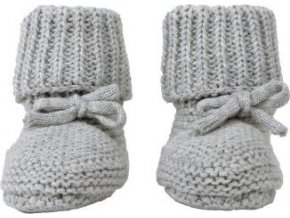 LODGER Slipper Knit Steel 0 - 6 měsíců