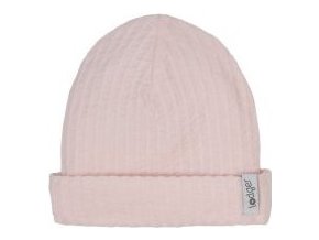 LODGER Beanie Seersucker Tan 0 - 6 měsíců