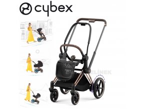 CYBEX e Priam Rosegold.