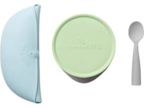 MINIWARE Jídelní set First Bites Deluxe Key Lime/Aqua