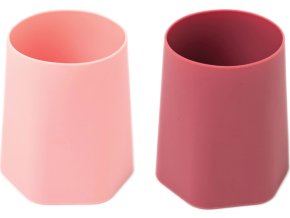 tiny twinkle silikonovy trenovaci poharek 2 ks rose burgundy