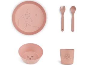 citron jidelni set z bio materialu unicorn