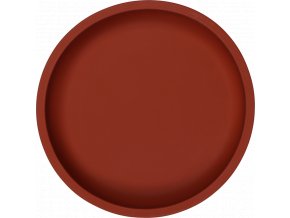 TRYCO Silikonový talířek kulatý, Dark Rust
