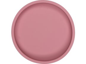 tryco silikonovy talirek kulaty dusty rose