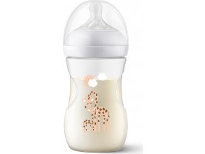 PHILIPS AVENT Philips AVENT Láhev Natural Response 260 ml, 1m+, žirafa